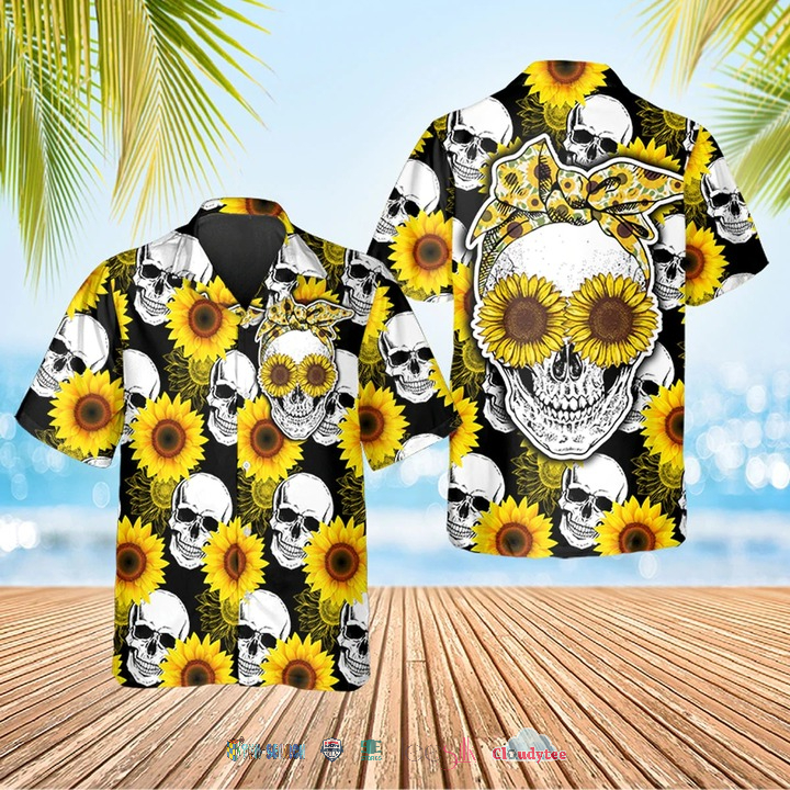 Sunflower Short Sleeve Hawaiian Shirt New 2022