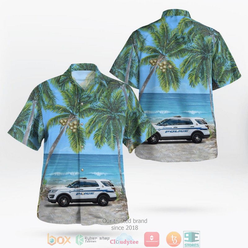 Sunrise Broward County Florida Sunrise Fire Rescue Hawaiian Shirt