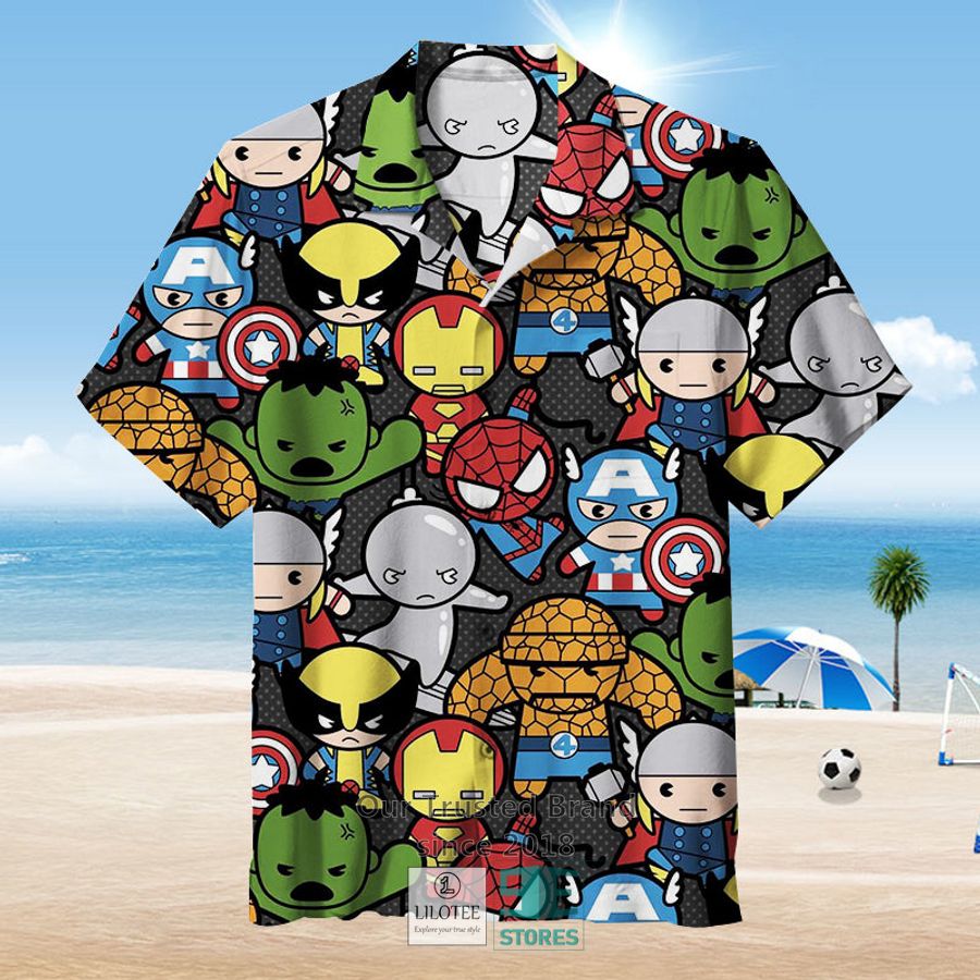 Superhero Comics Casual Hawaiian Shirt