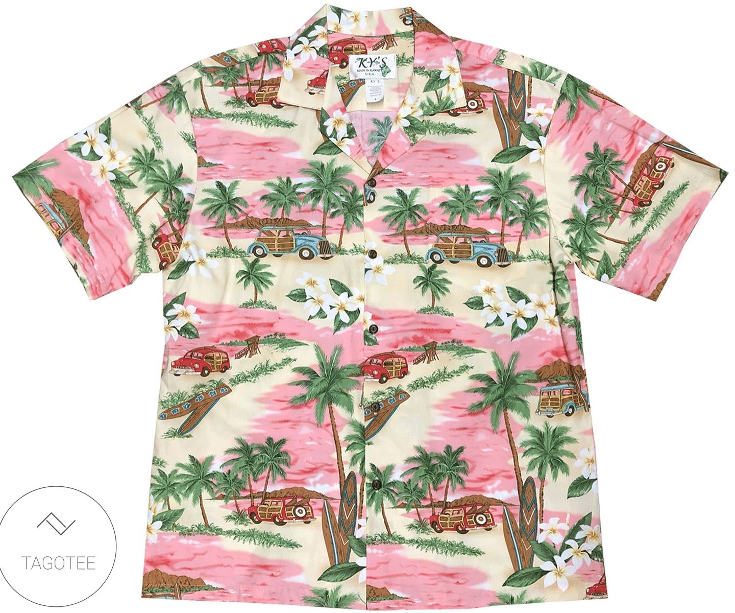 Surfboard Flower Mandala Hawaiian Shirt For Men With Vibrant Colors And Textures