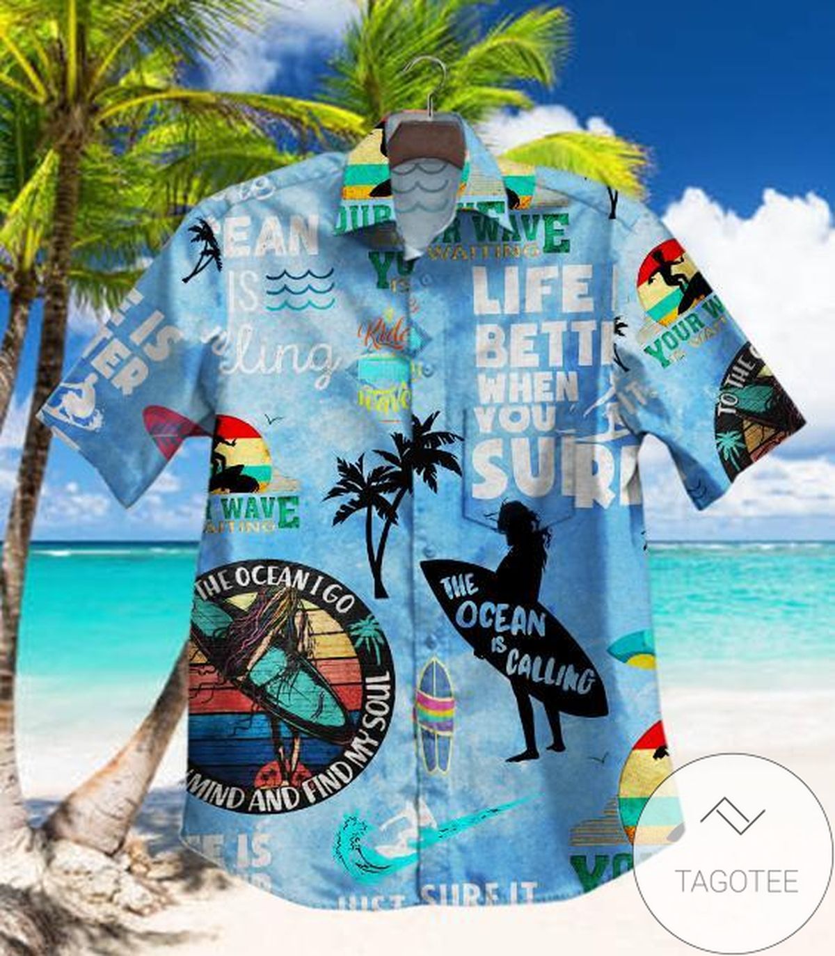 Surfing God Says You Are Unique Special Hawaiian Shirt