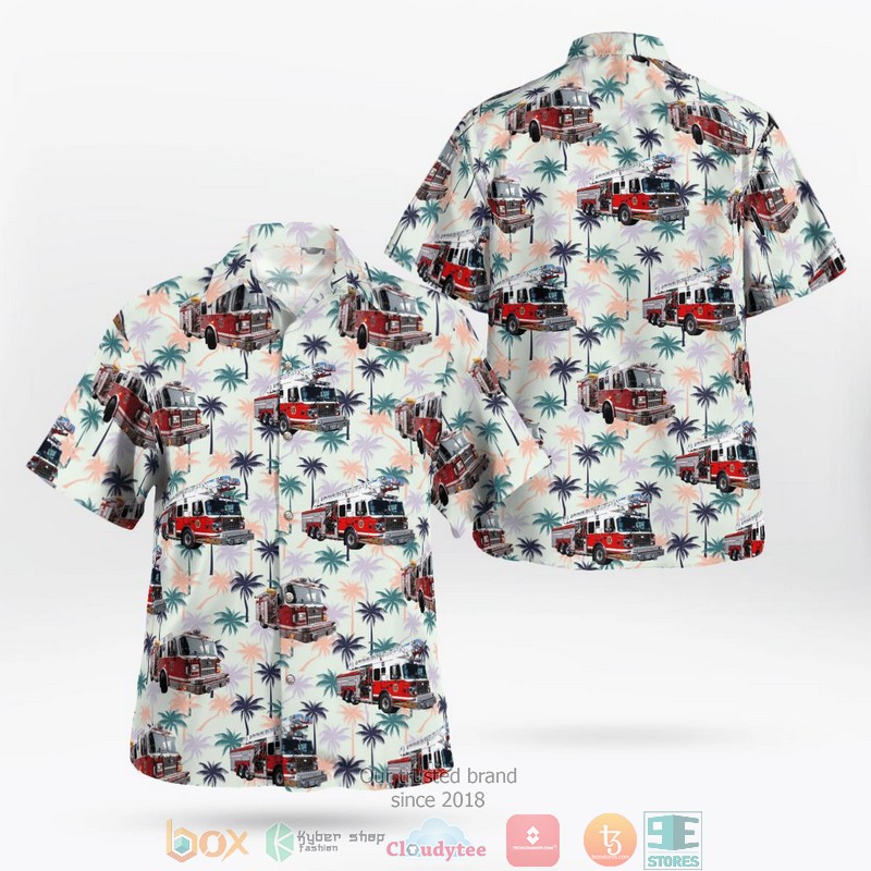 Surfside Beach Fire Dept. South Carolina Hawaiian Shirt