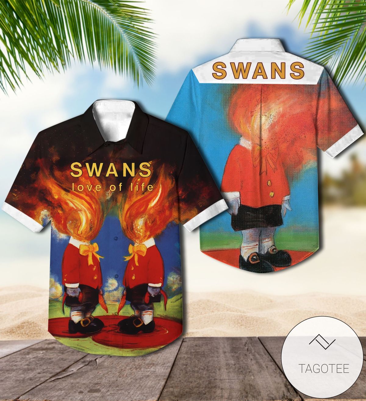 Swans Holy Money Album Cover Hawaiian Shirt