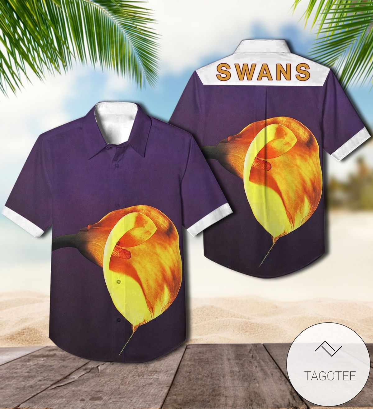 Swans Soundtracks For The Blind Album Cover Hawaiian Shirt