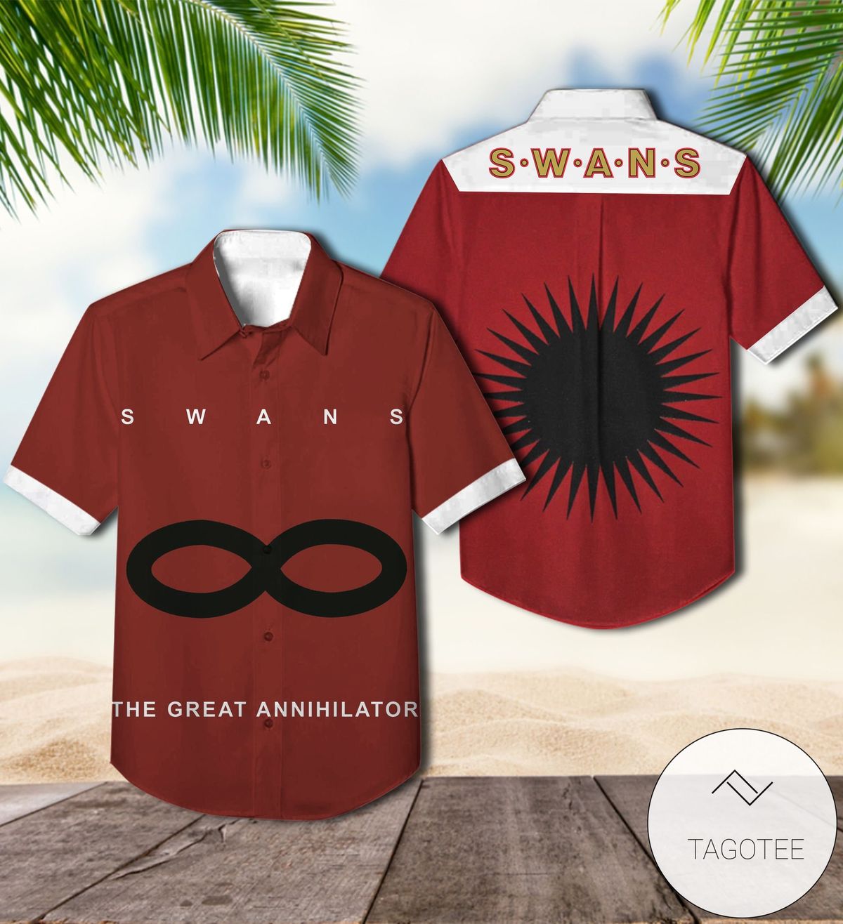 Swans The Seer Album Cover Hawaiian Shirt