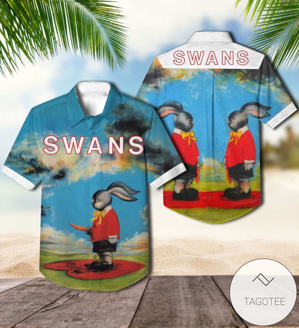 Swans To Be Kind Album Cover Hawaiian Shirt