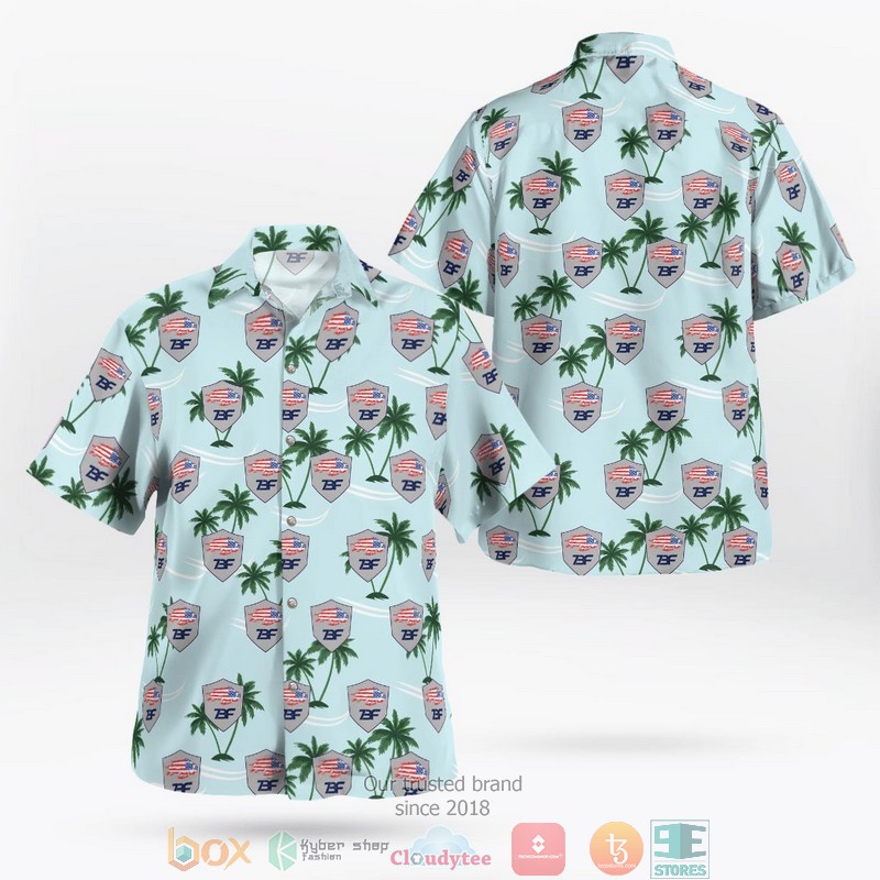 SWAT Team Blue Sunset Hawaiian Shirt