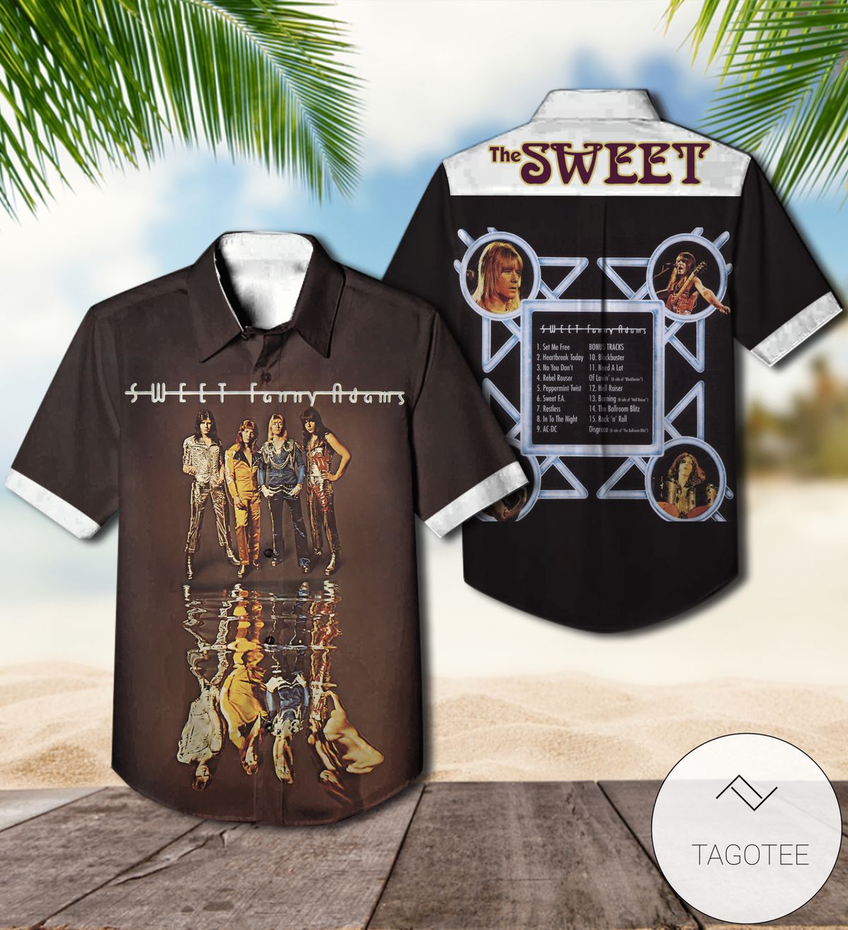 Sweet Doughnut Tropical Unisex Hawaiian Aloha Shirts