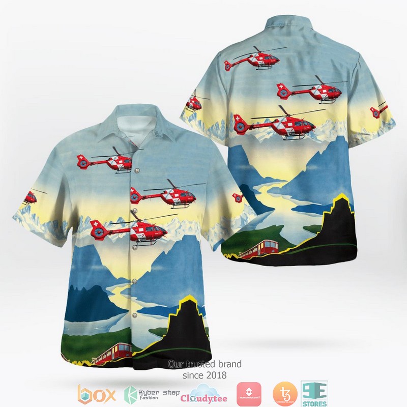 Swedish Air Force Flygvapnet Saab J29F Tunnan Hawaiian Shirt