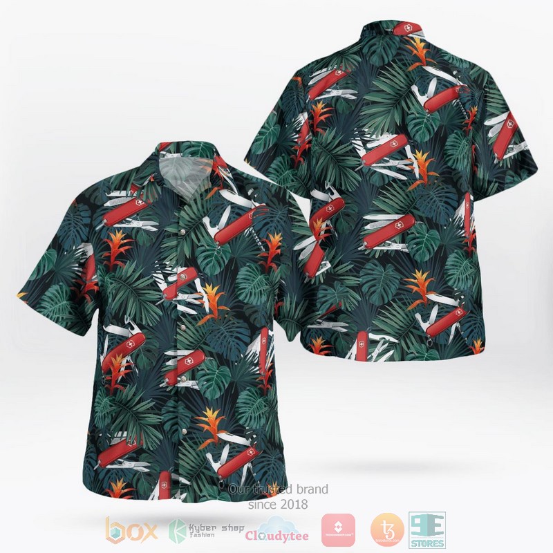 Swiss Armed Forces Northrop F-5 Hawaiian Shirt