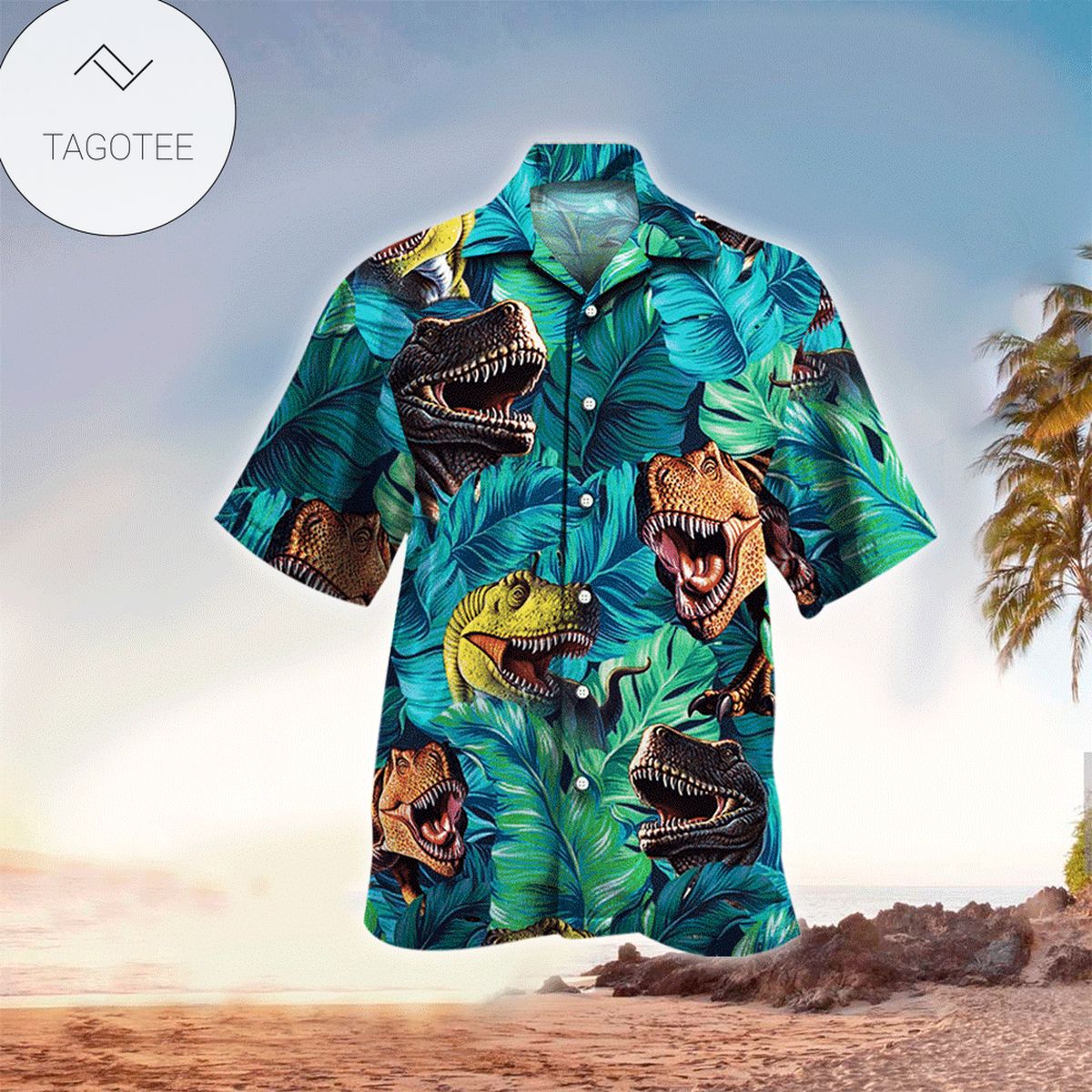 T-Rex Shirt T-Rex Hawaiian Shirt For T-Rex Lovers