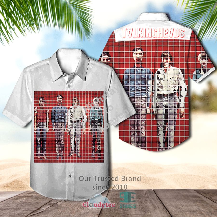 Talking Heads Band Remain In Light Album Hawaiian Shirt