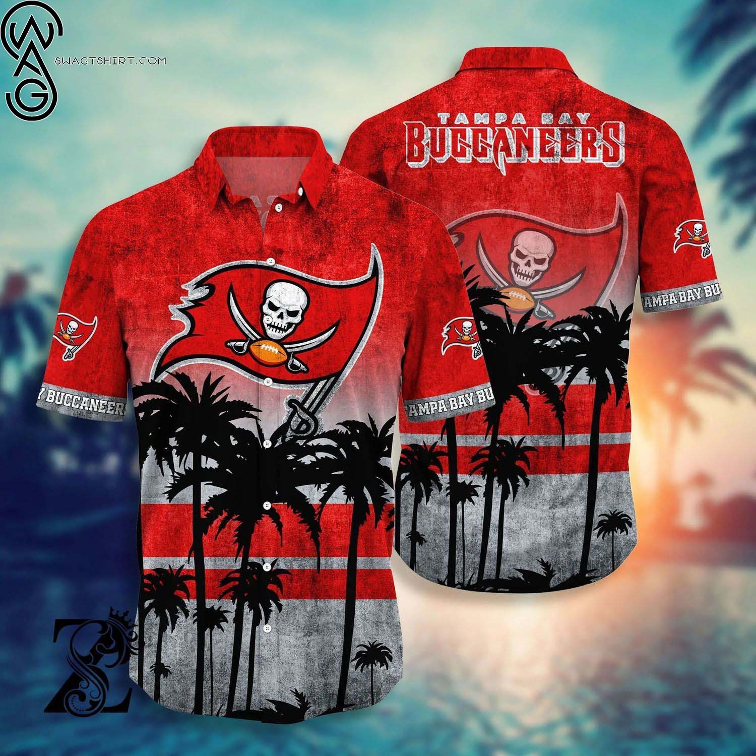 Tampa Bay Buccaneers Coconut Tree Summer Aloha Hawaiian Shirt