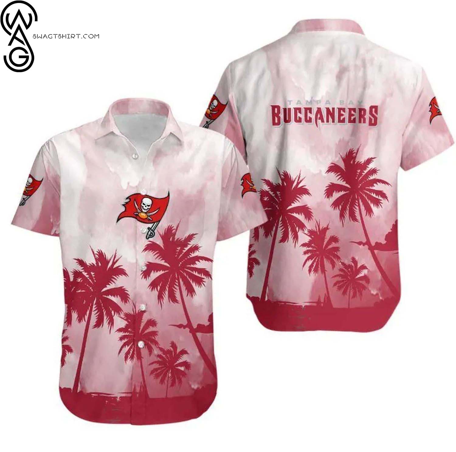 Tampa Bay Buccaneers Coconut Tree Summer Aloha Hawaiian Shirt