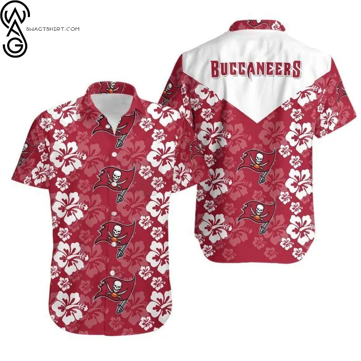 Tampa Bay Buccaneers Football Team Full Printing Hawaiian Shirt