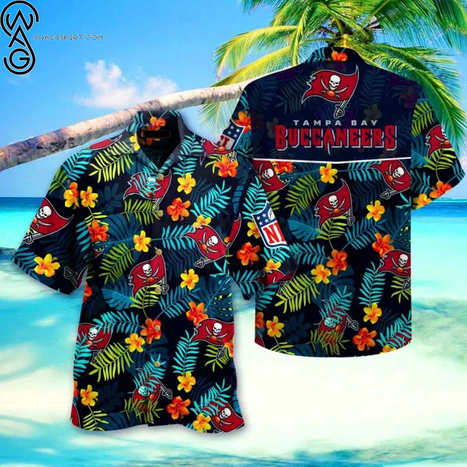 Tampa Bay Buccaneers Football Team Full Printing Hawaiian Shirt