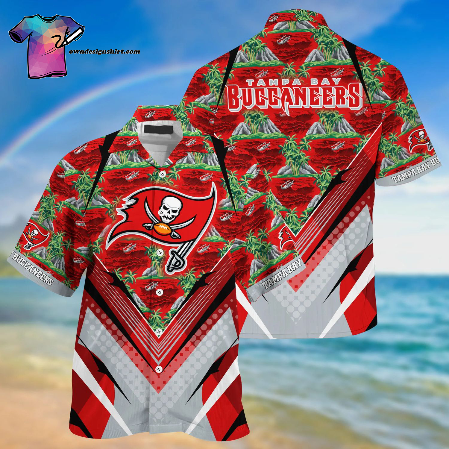 Tampa Bay Buccaneers Parrot Summer Aloha Hawaiian Shirt