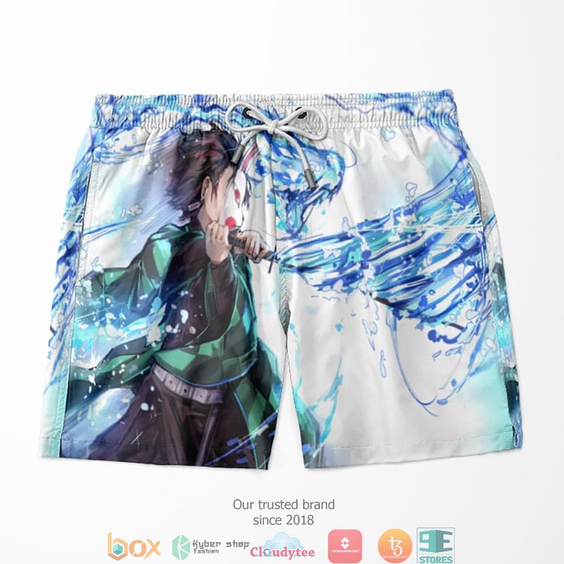 Tanjiro Kamado Water Breathing Dragon Demon Slayer Kimetsu No Yaiba Shorts