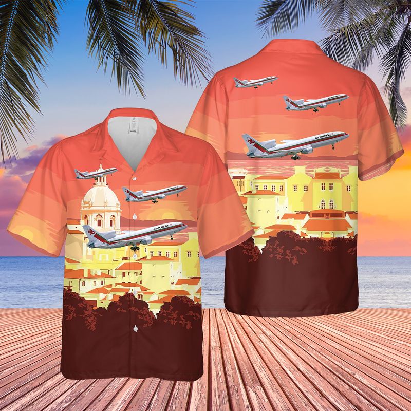 TAP Air Portugal Airbus A330-900 Hawaiian Shirt