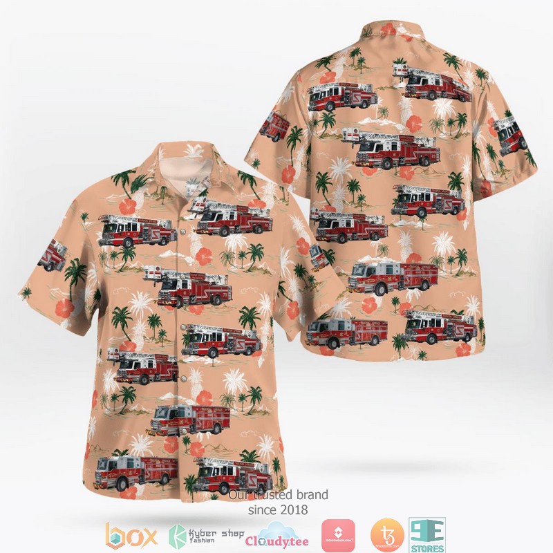 Tasmania Fire Service TFS Fleet Hawaiian Shirt