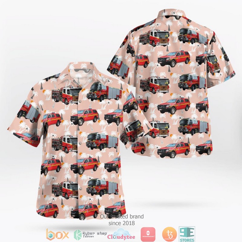 Tavares Lake County Florida Tavares Fire Department Hawaiian Shirt