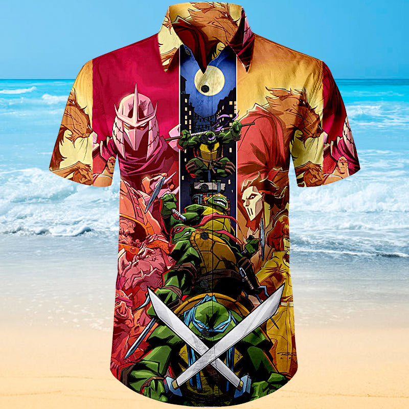 Teenage Mutant Ninja Turtles On The Move Hawaiian Shirt