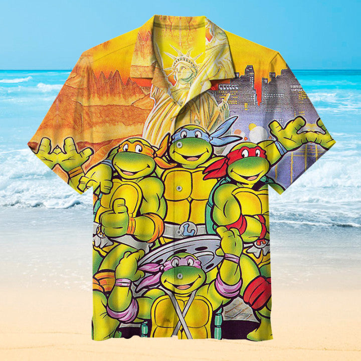 Teenage Mutant Ninja Turtles On The Move Hawaiian Shirt