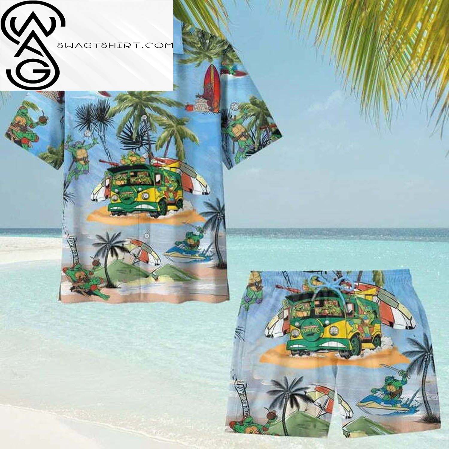 Tennessee Titans All Over Print Hawaiian Shirt And Beach Shorts