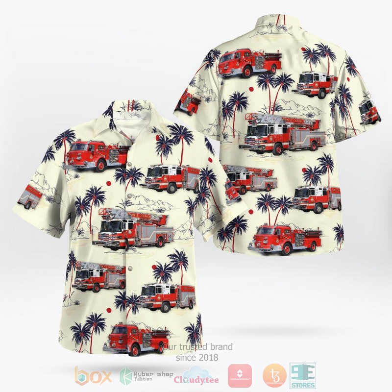 Tennessee Campbell County EMS Hawaiian Shirt