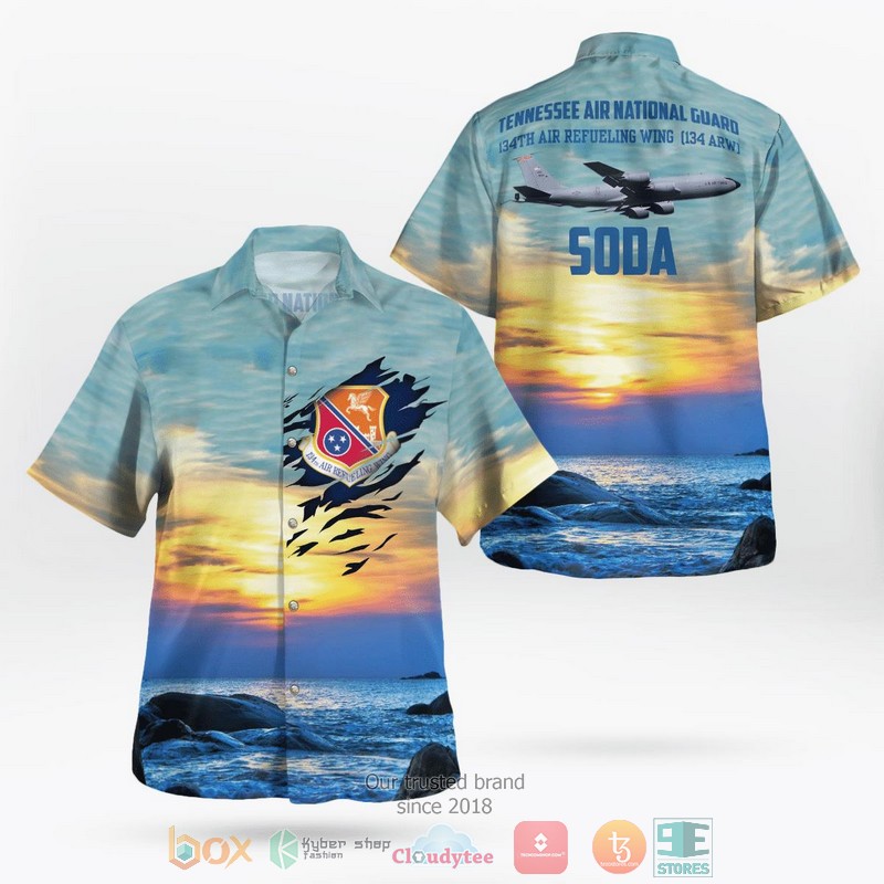 Tennessee Hamilton County EMS 4th Of July Hawaiian Shirt