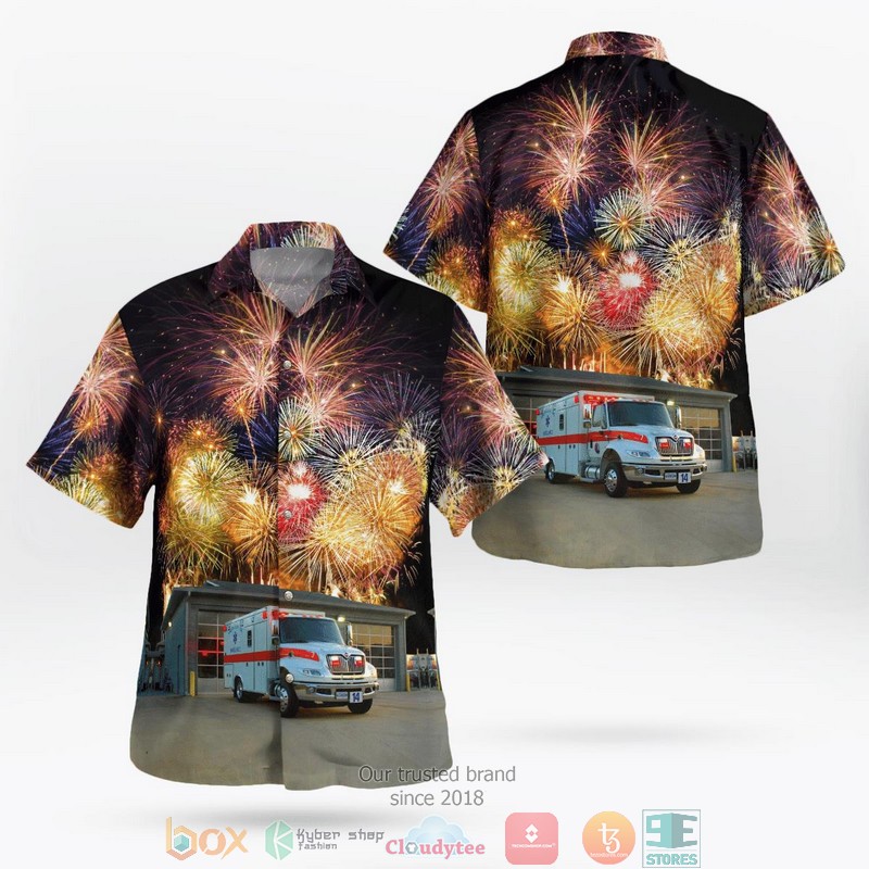 Tennessee Memphis Fire Department Rescue 1 Hawaiian Shirt