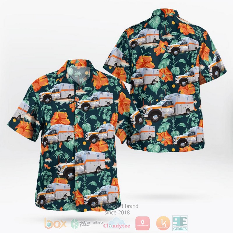 Tennessee Hamilton County EMS Hawaiian Shirt