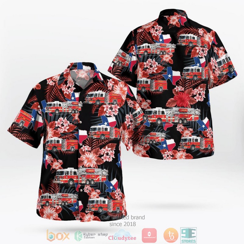 Teton Village Fire Department Teton Village Wyoming Aloha Shirt