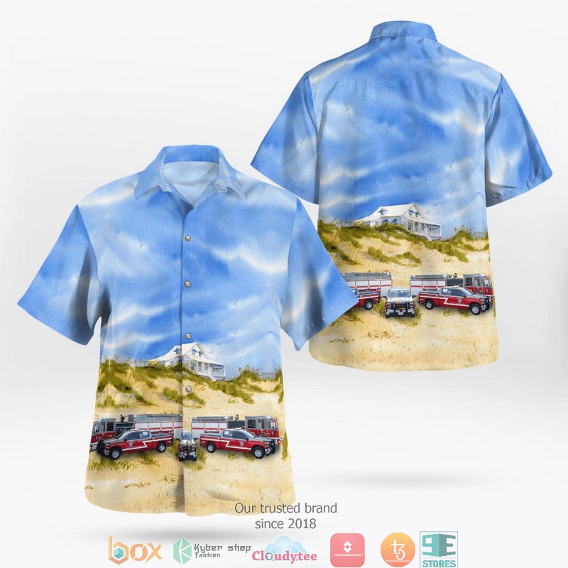 Texas Bexar County District 7 Fire Rescue Hawaiian Shirt