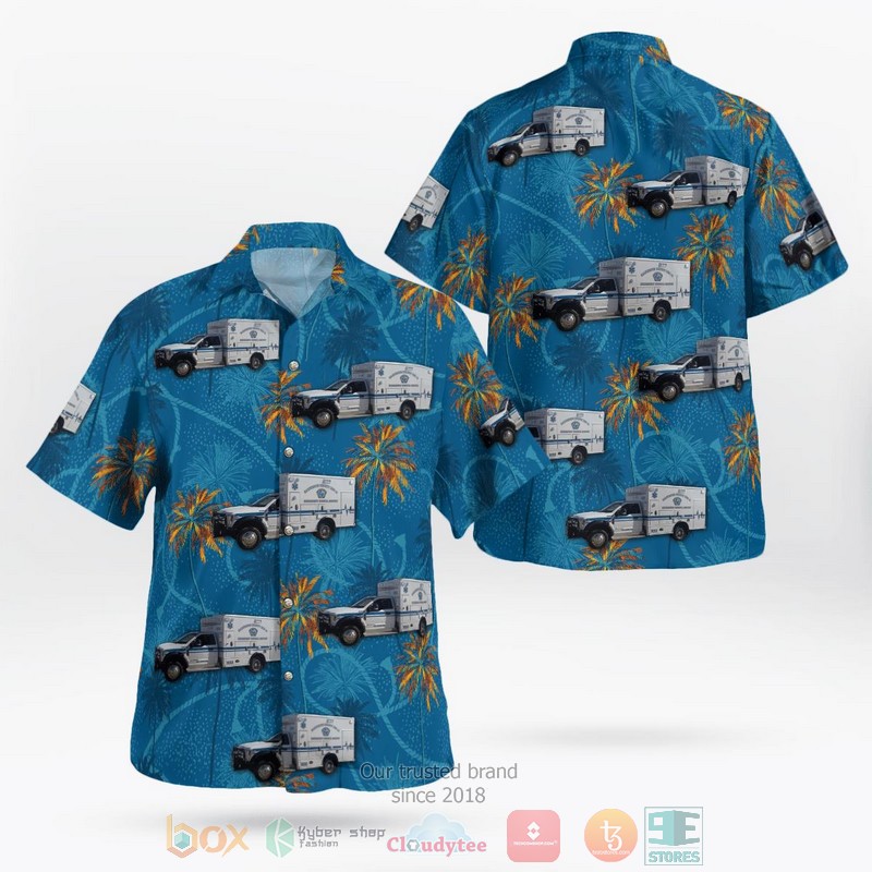 Texas Fort Worth Fire Department Hawaii 3D Shirt