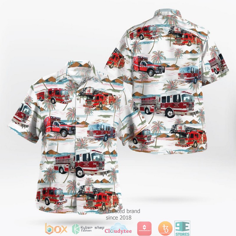 Texas Kerrville Fire Department Hawaiian Shirt