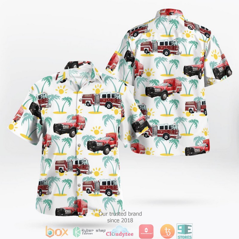 Texas Krum Fire Department Hawaiian Shirt