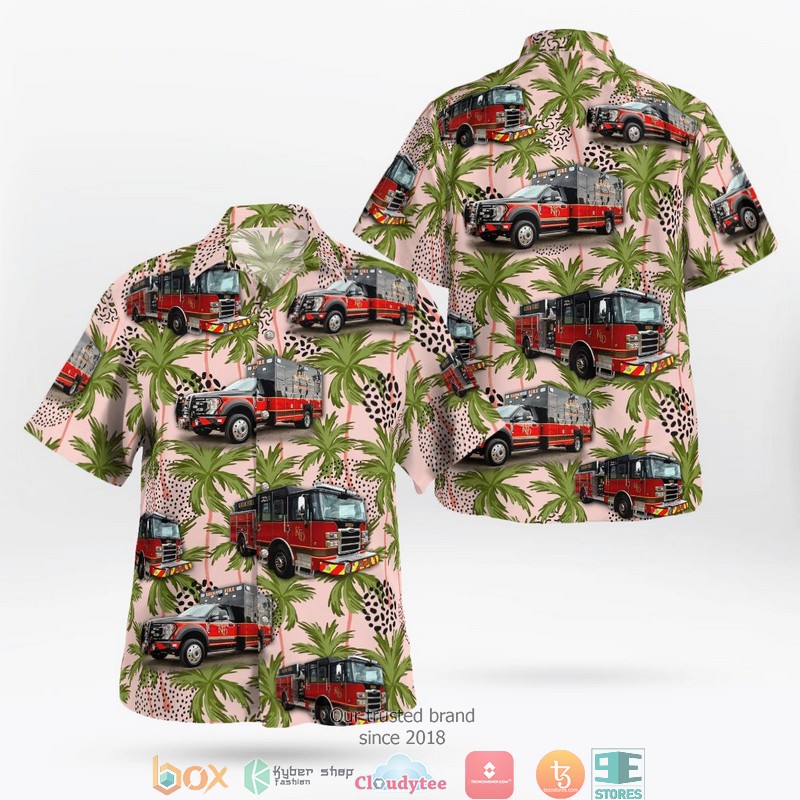 Texas Kerrville Fire Department Hawaiian Shirt