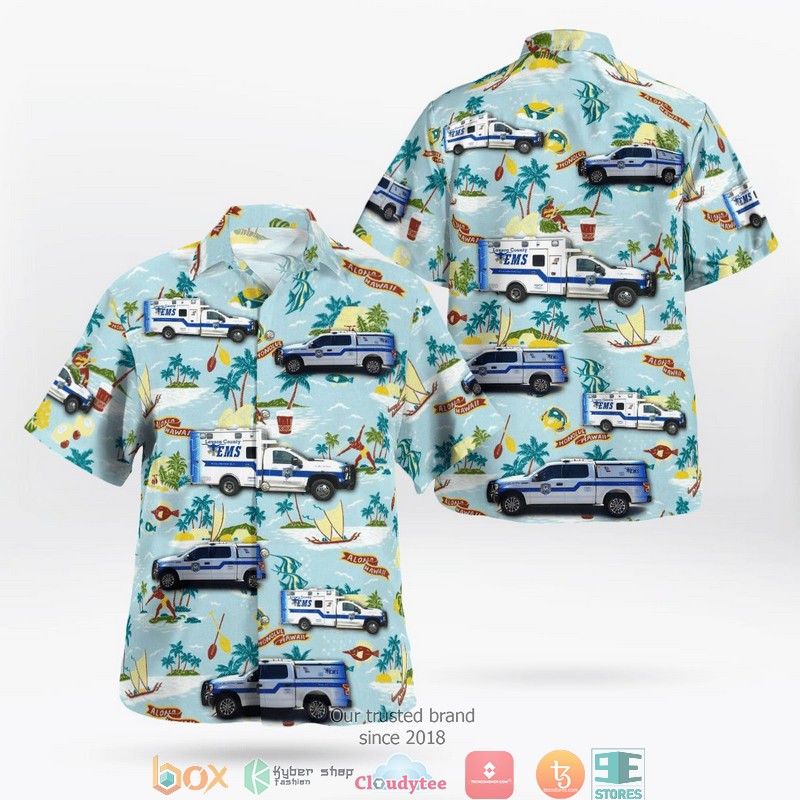 Texas Laredo Fire Department Hawaiian Shirt