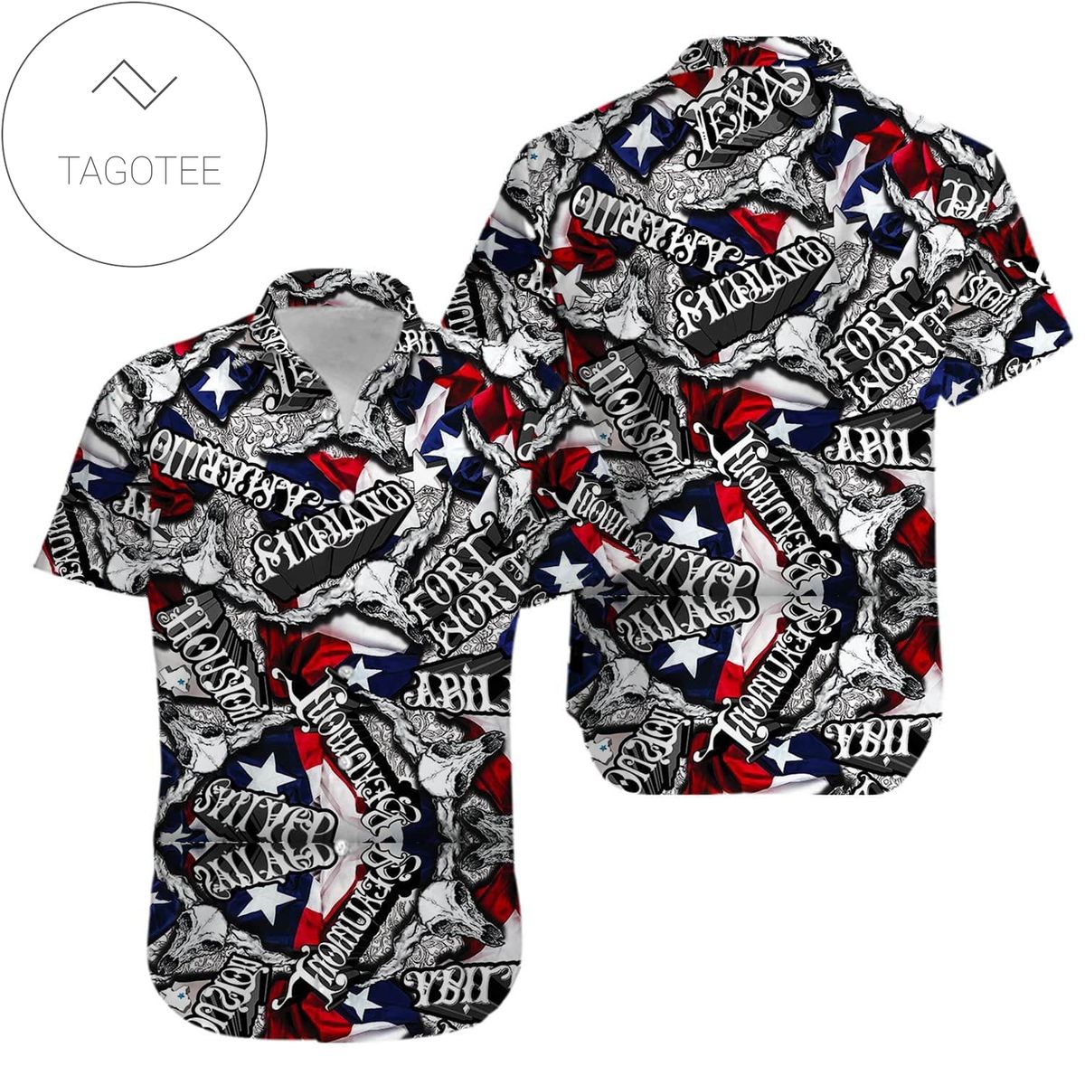 Texas In My Eyes Texas Hawaiian Shirt