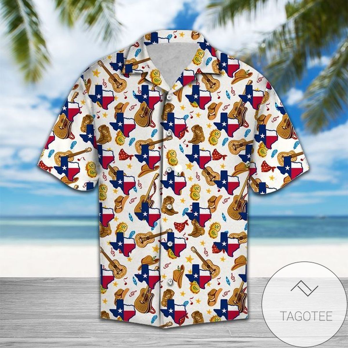 Texas Native Western Rodeo Hawaiian Shirt