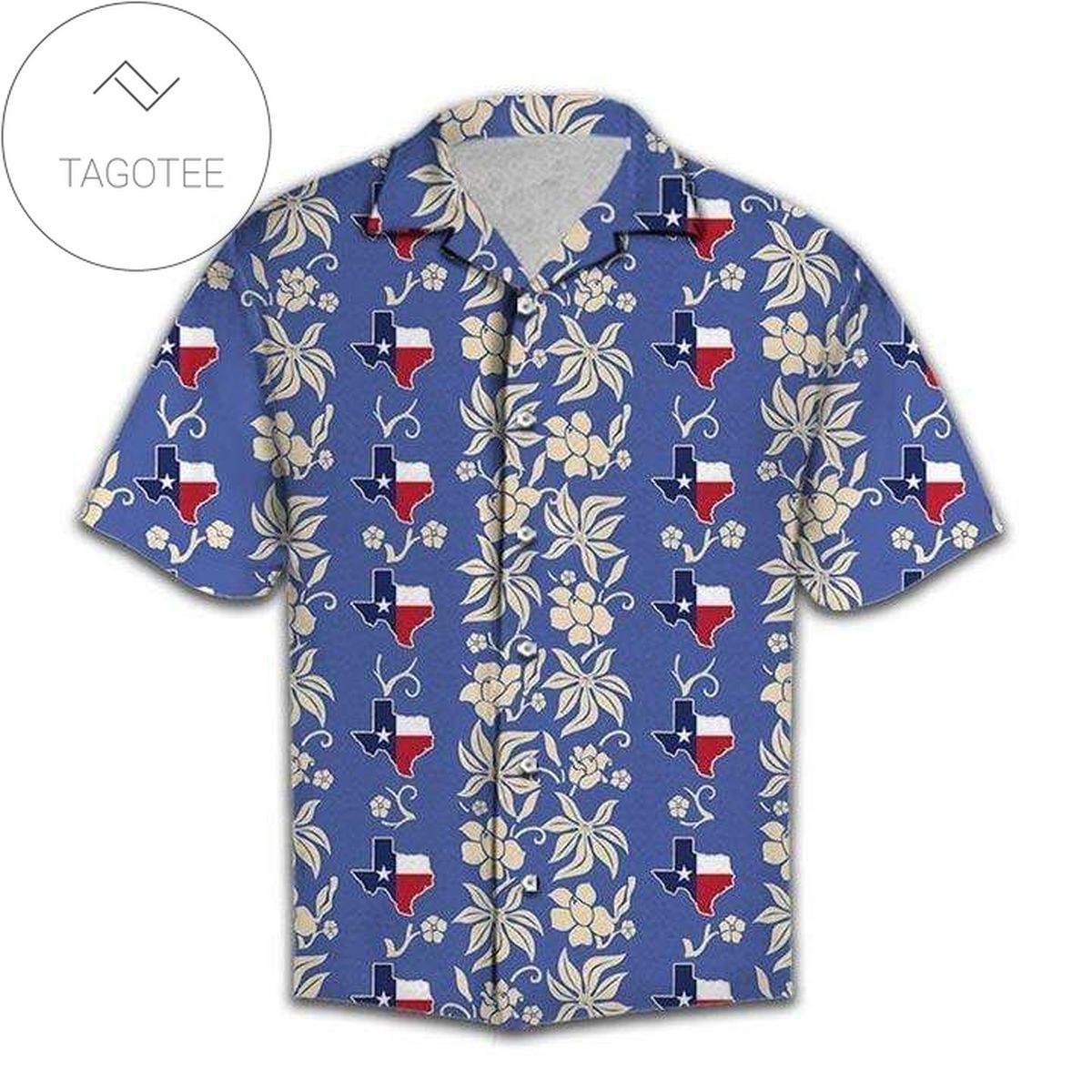 Texas Our Texas 3d Hawaiian Shirt For Men With Vibrant Colors And Textures