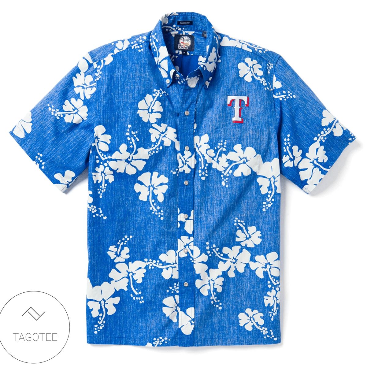 Texas Rangers 50th State Hawaiian Shirt