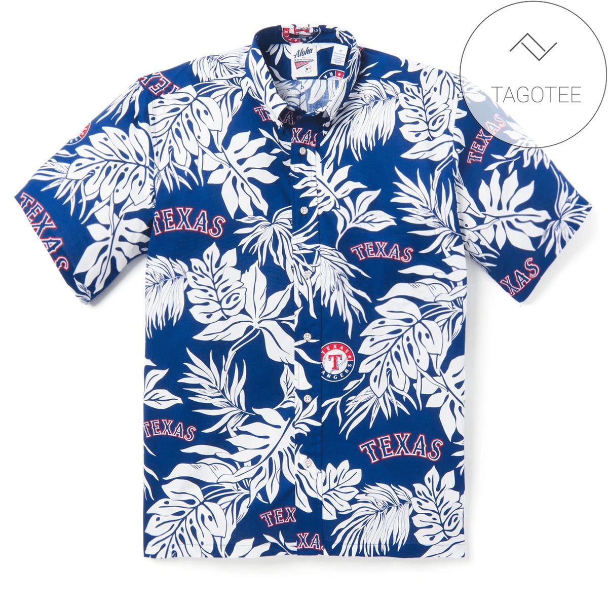 Texas Rangers 50th State Hawaiian Shirt