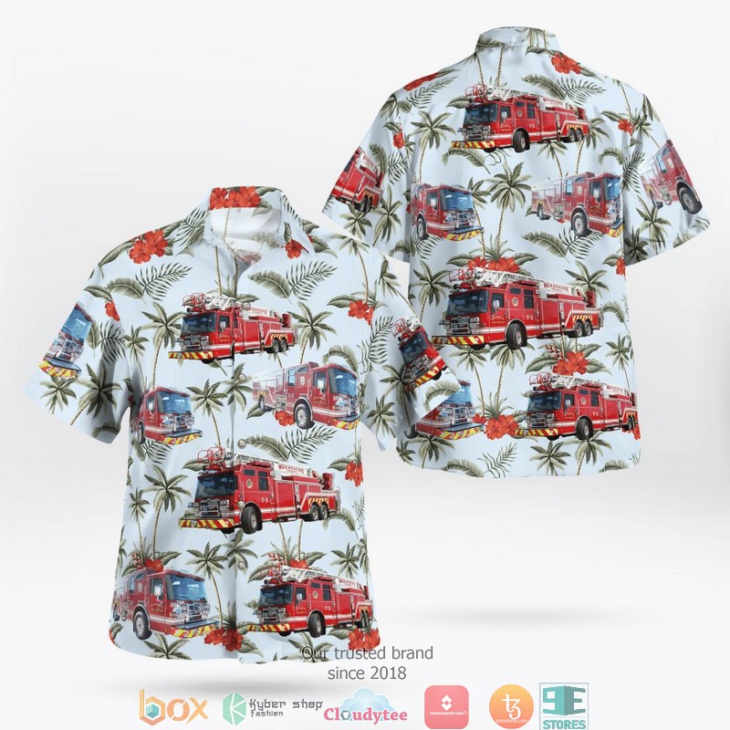 Texas Yoakum Fire Department Hawaiian Shirt