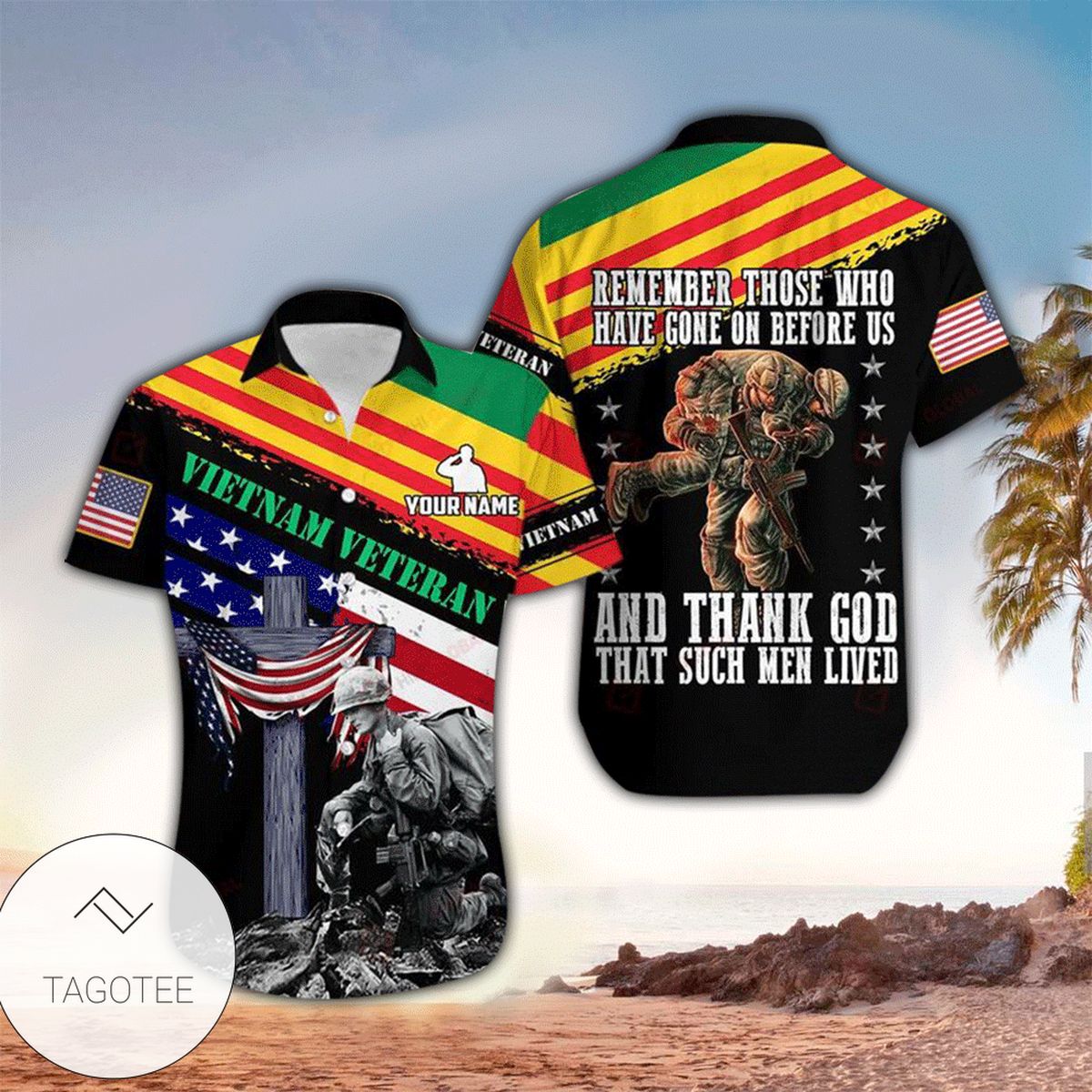 Thanks For Your Brave Veteran Unisex Hawaiian Aloha Shirts Hl