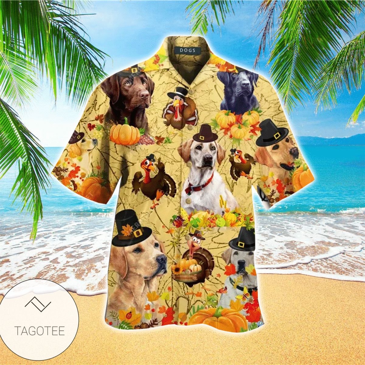 Thanksgiving Pattern Hawaiian Shirt