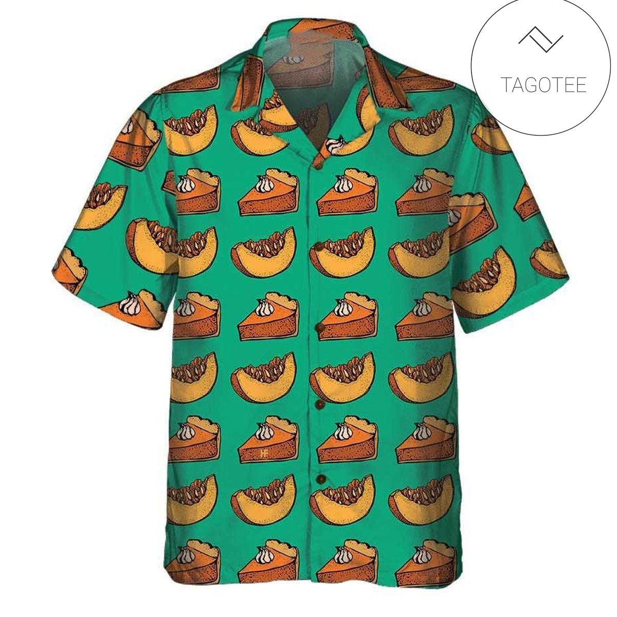 Thanksgiving Shark Colorful Hawaiian Shirt