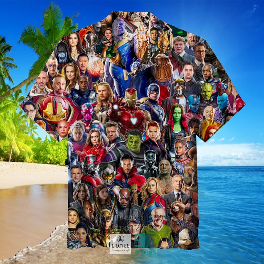 The Avengers Characters Casual Hawaiian Shirt