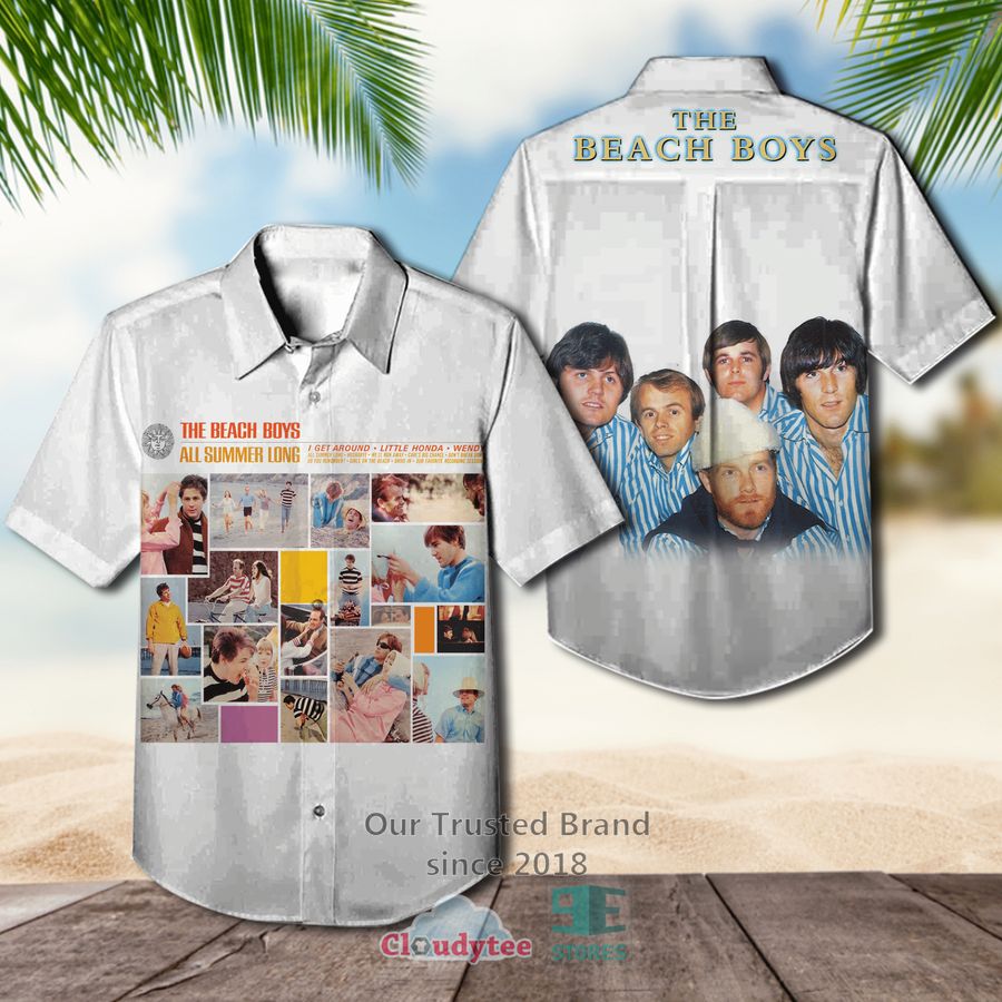 The Beach Boys Band Hawaiian Shirt, Shorts